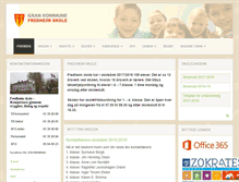 Tablet Screenshot of fredheim.skole.no