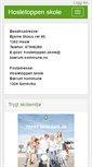 Mobile Screenshot of hosletoppen.skole.no