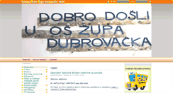 Desktop Screenshot of os-zupa-dubrovacka.skole.hr